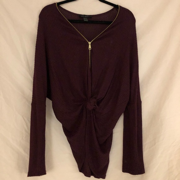 Oversized zippered sweater - Picture 1 of 3